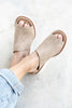 Lifted Luxe Open Toe Wedge Heels