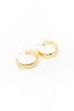 Quilted Dreams Hoop Earrings