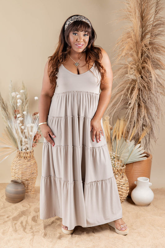 Sunny Day Tiered Maxi Dress
