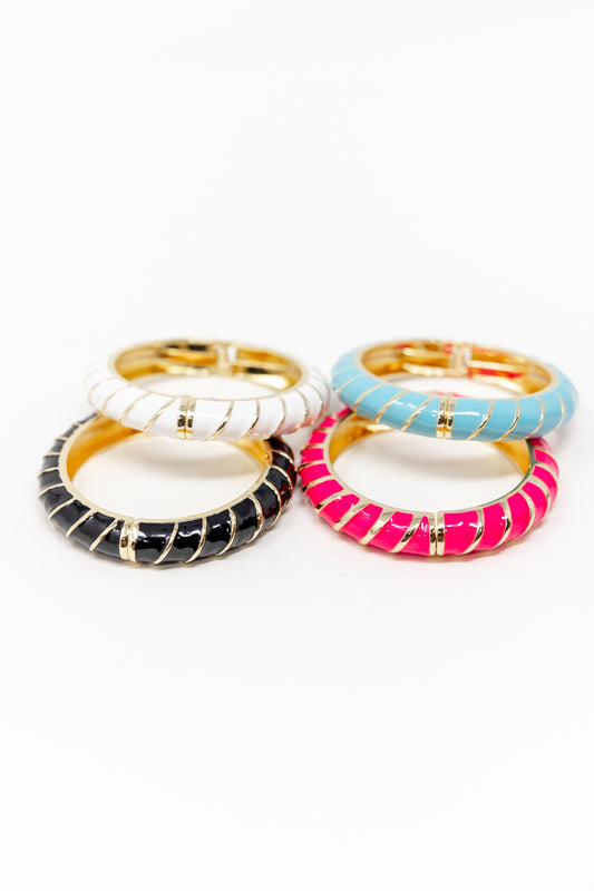 Waves of Color Bangle Bracelet