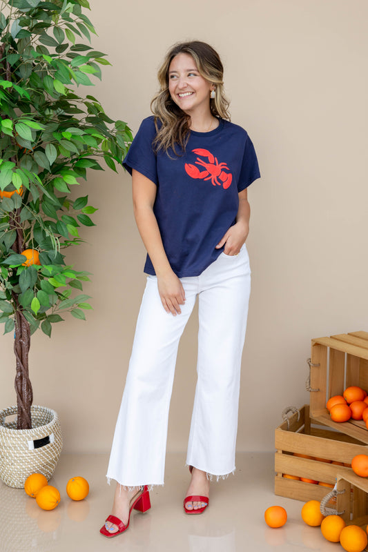 Coastal Cutie Lobster Graphic Tee