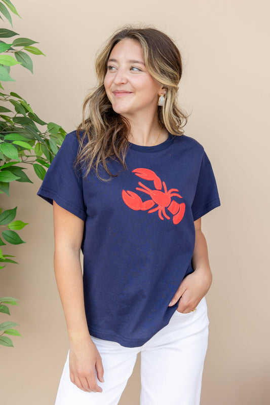 Coastal Cutie Lobster Graphic Tee
