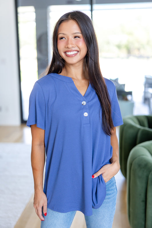 Just Enough Henley Top