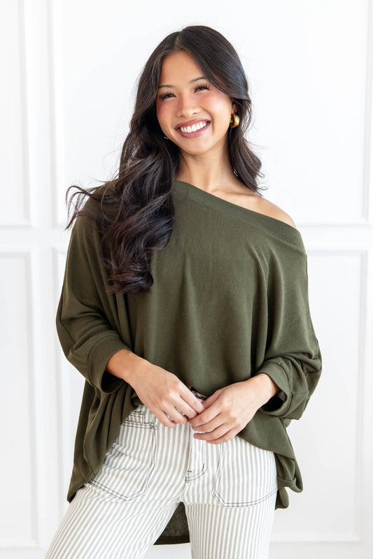 Quietly Bold Dolman Top