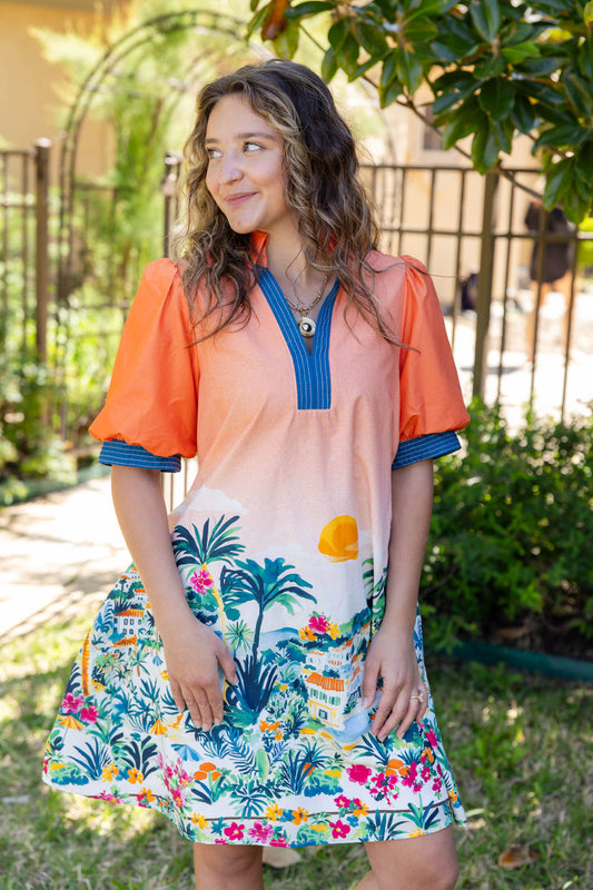 Sunset Riviera Dress