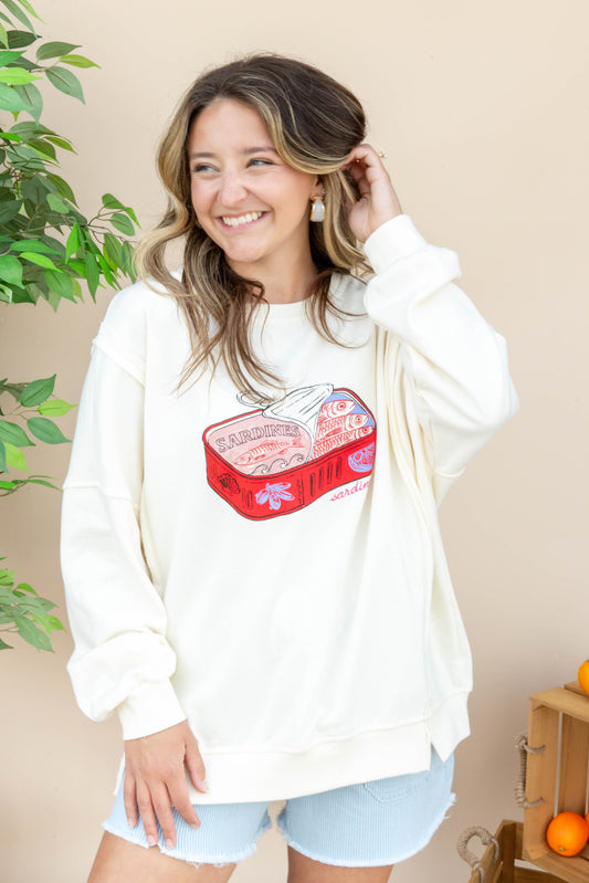 Charming Little Catch Sardine Pullover