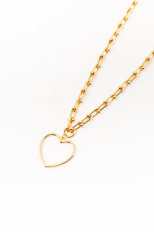 Sweet Love Open Heart Necklace