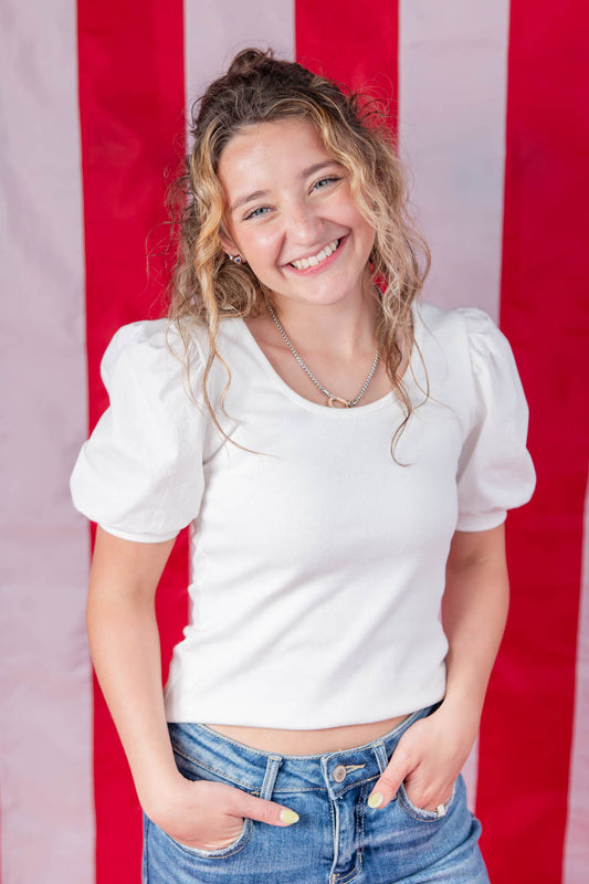 Miss Americana Short Sleeve Top