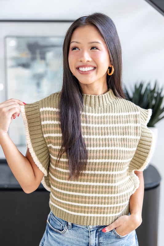 Ruffle It Up Sweater