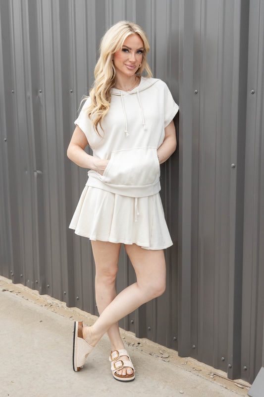 Trending Topic Short Sleeve Hoodie