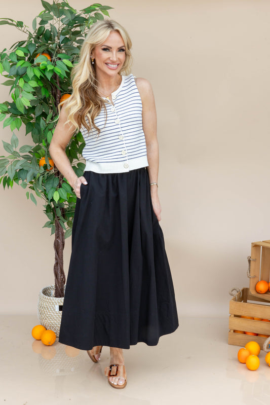 Quiet Desire High Waist Maxi Skirt
