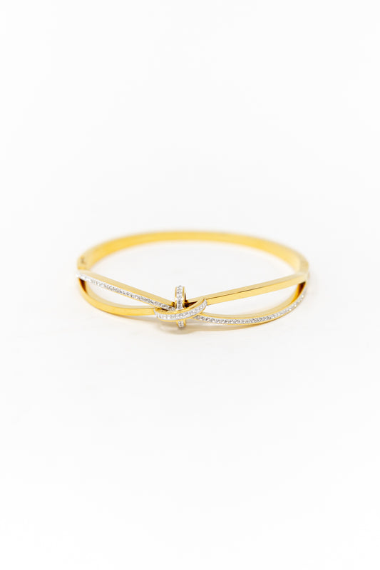 Twisted Treasure Bangle Bracelet
