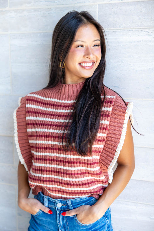 Ruffle It Up Sweater
