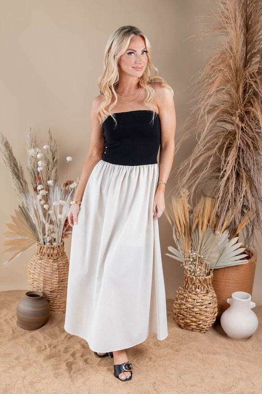Modern Whisper Strapless Dress