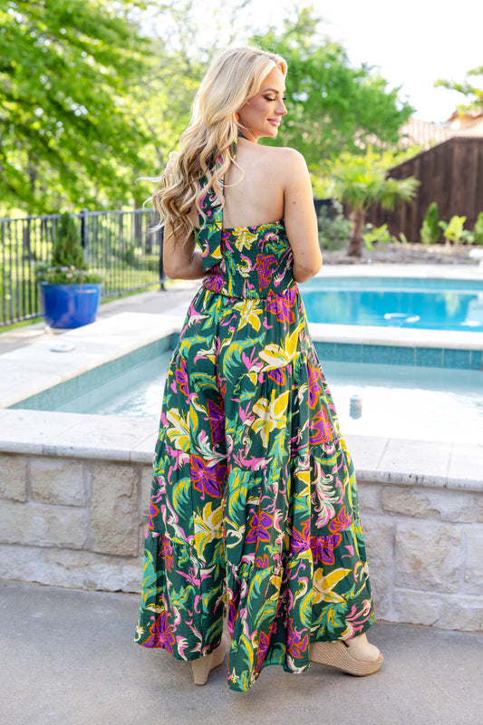 Bloom Baby Bloom Floral Print Jumpsuit