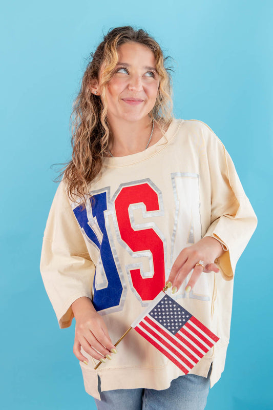 USA Short Sleeve Top
