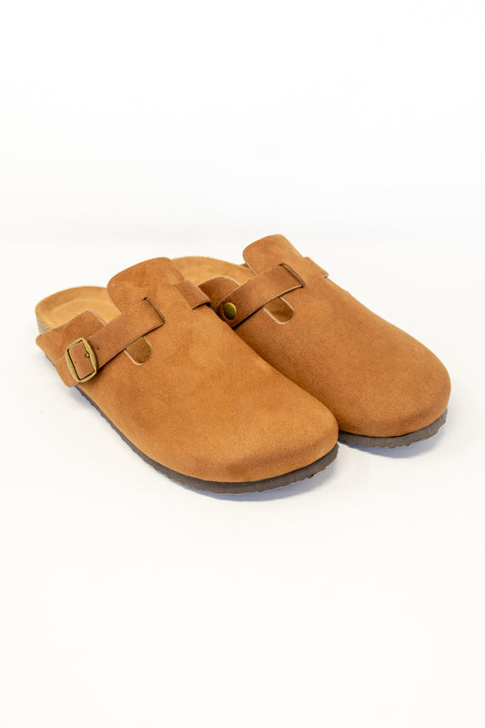 Suede Serenity Slip-On Clog