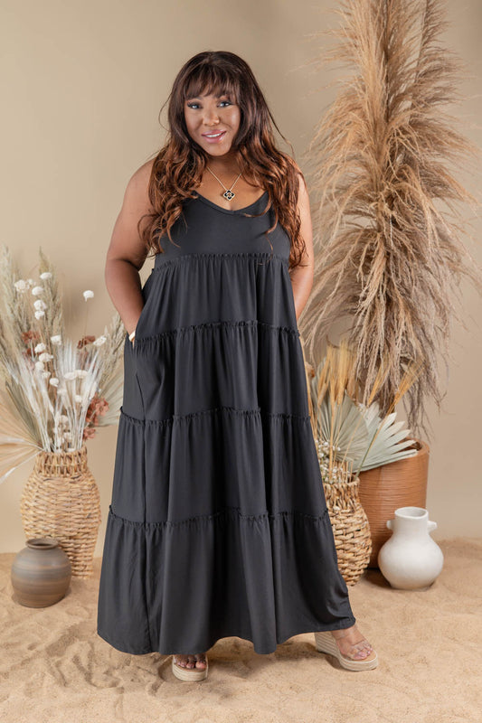 Sunny Day Tiered Maxi Dress