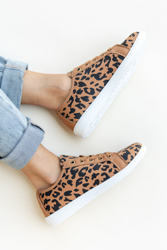 Queen Of Speed Leopard Sneakers