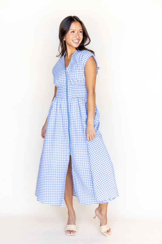 Checked And Cute Dress