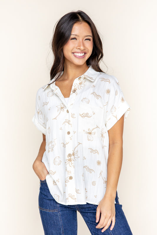 Dreaming of Summer Short Sleeve Top