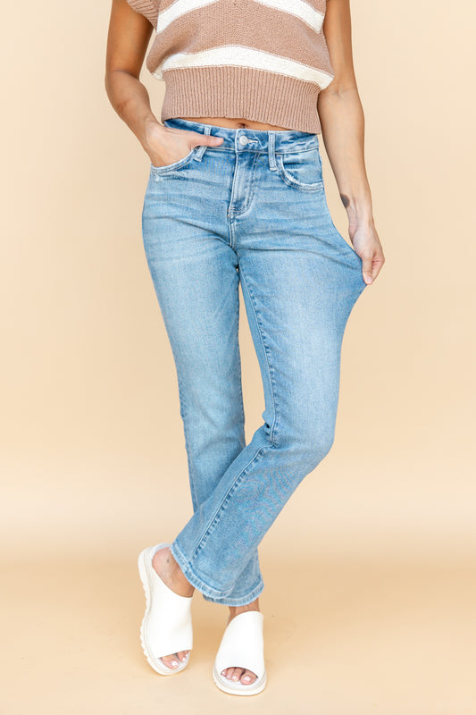 Shine Your Light Relaxed Straight Leg Jeans