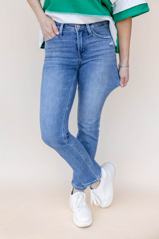 Here For It Slim Straight Fit Jeans