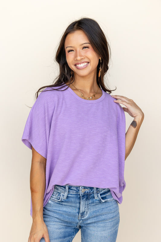 Running Late Oversized Top