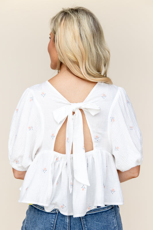 The Little Things Puff Sleeve Top