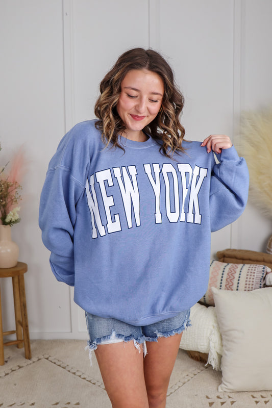 New York Oversized  Sweatshirt