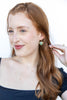 Moonlight Flutter Floral Heart Earrings