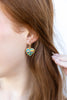 Moonlight Flutter Floral Heart Earrings