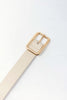 Confidence Looks Cute Rectangle Buckle Belt