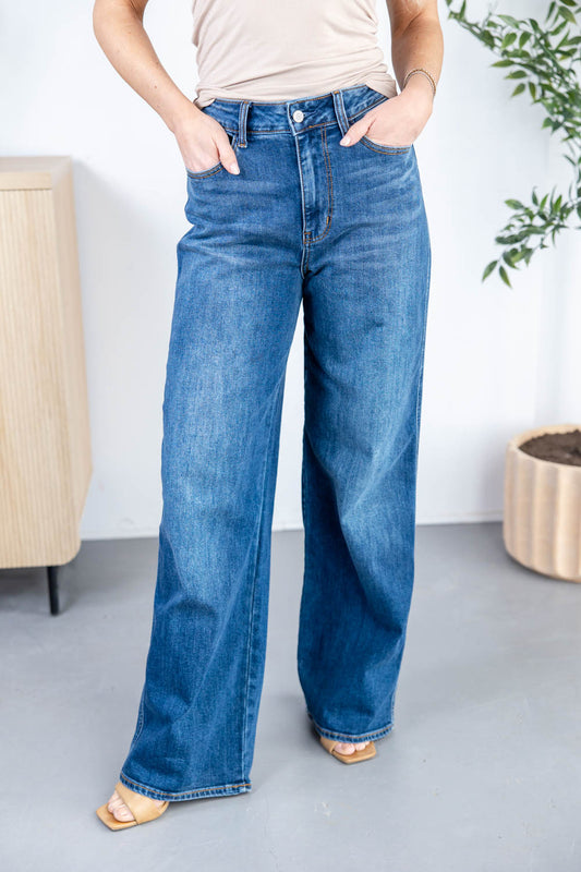 Never Better High Rise Non-Distressed Baggy Jeans