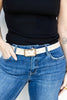 Confidence Looks Cute Rectangle Buckle Belt