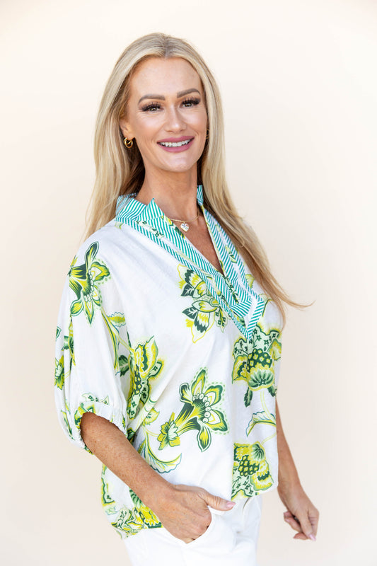 Blossom Breeze Short Sleeve Top