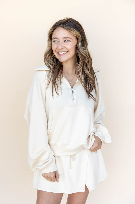 Chill Days Half Zip Sweatshirt