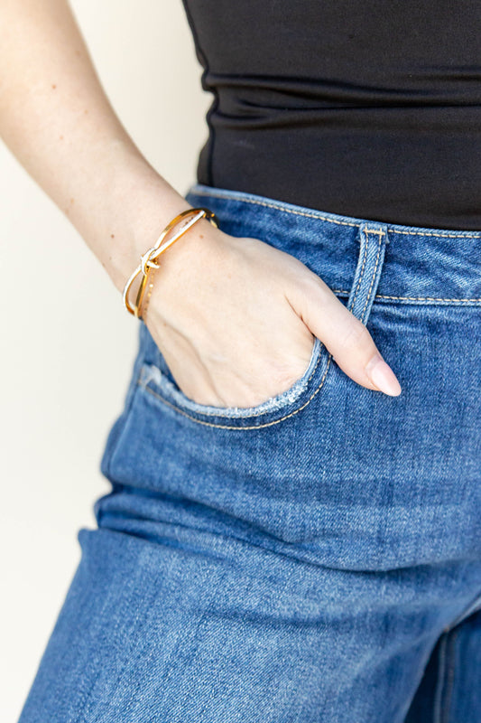 Twisted Treasure Bangle Bracelet