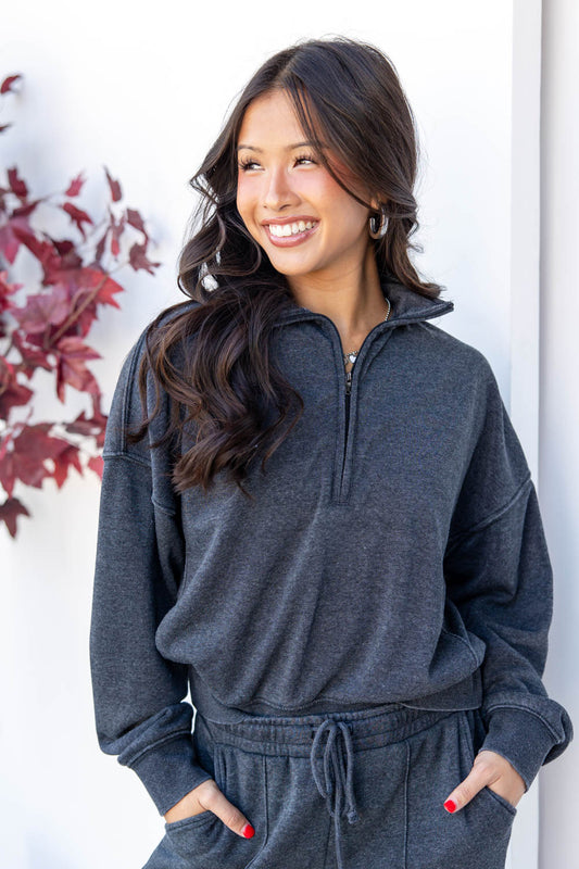 Sleek Street Half Zip Sweatshirt