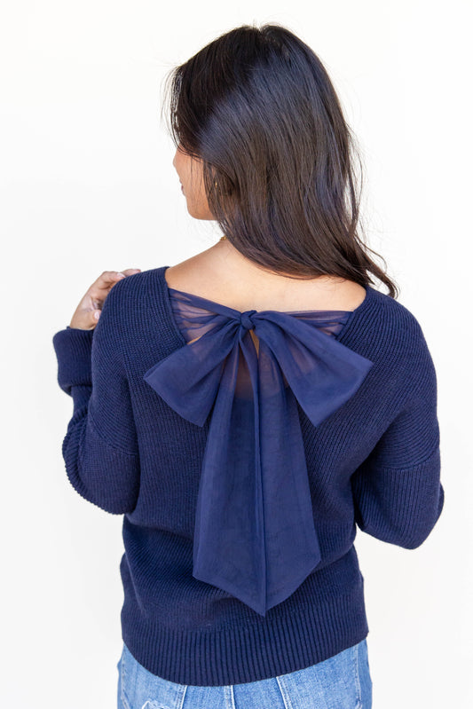 Knot Over You Long Sleeve Sweater