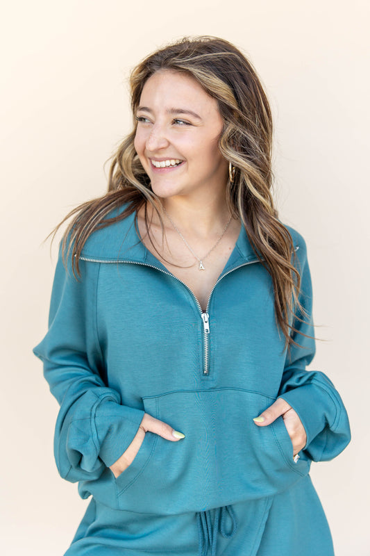 Chill Days Half Zip Sweatshirt