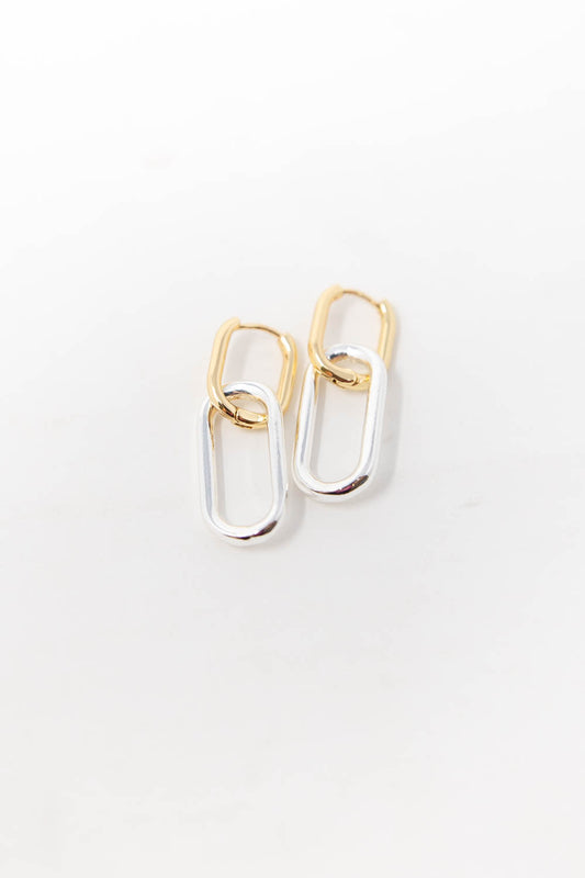 Bold Balance Dangle Earrings