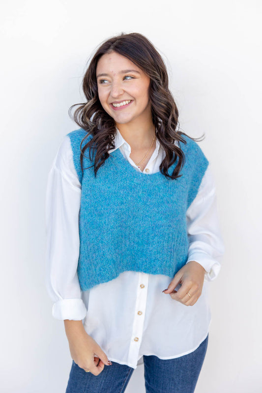 Kiss of Knit Sleeveless Sweater