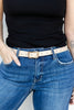 Flawless Fit Rectangle Buckle Belt