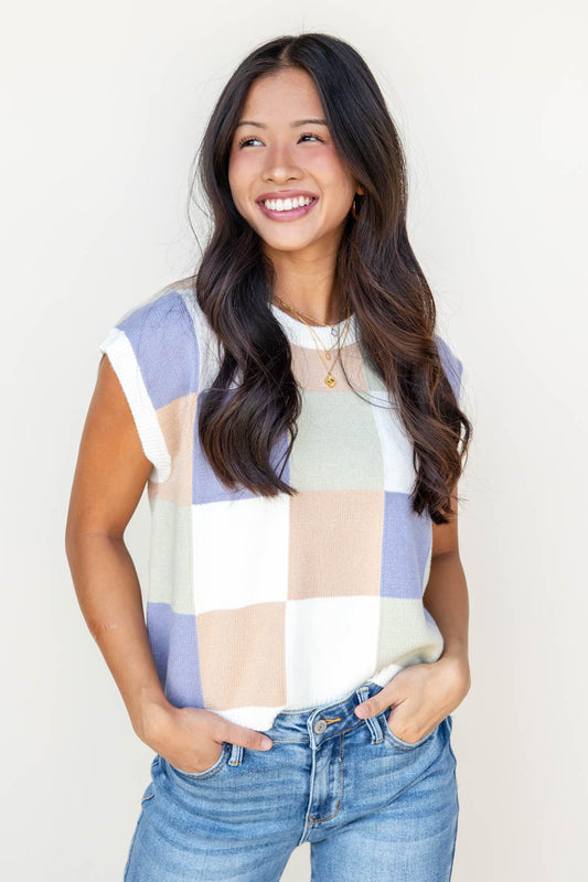 Off The Block Short Sleeve Sweater