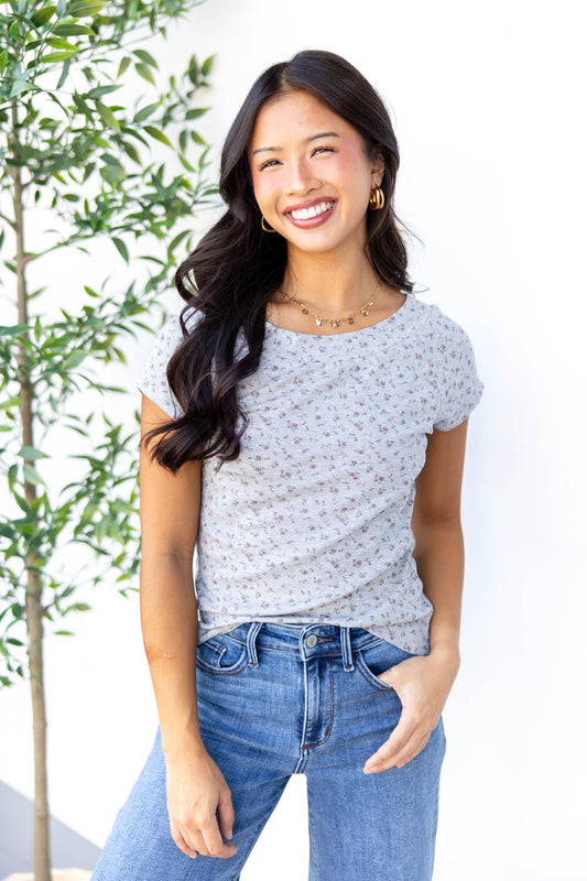 Felt Like Us Floral Top