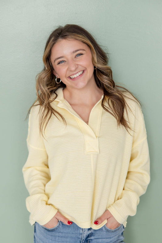 Flirt Factor Long Sleeve Knit Top