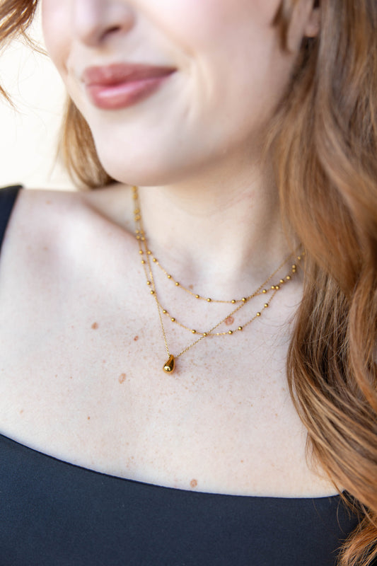 Lush Drip Layered Necklace