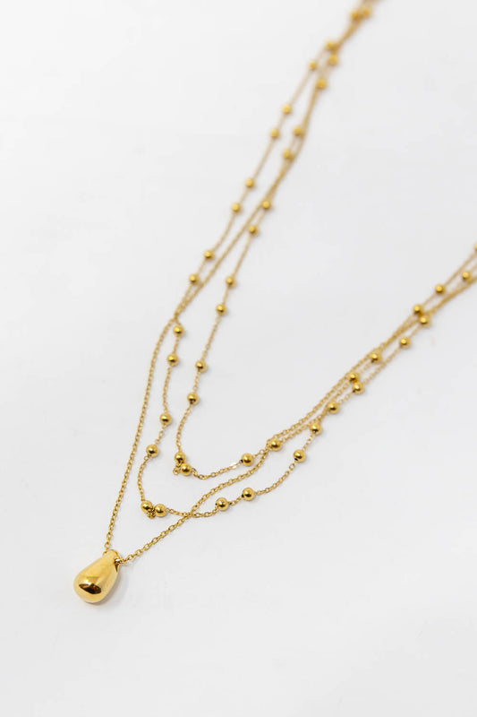 Lush Drip Layered Necklace