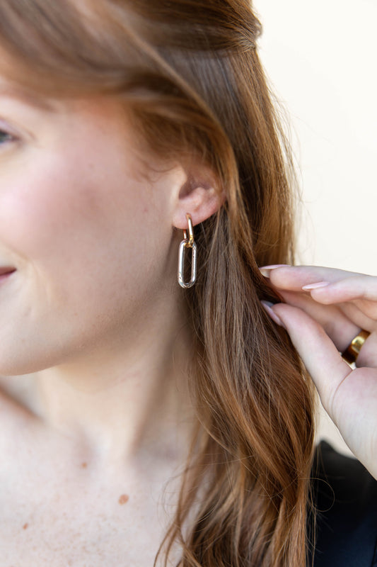 Bold Balance Dangle Earrings